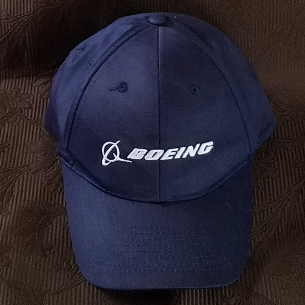 NWOT BOEING HAT/CAP NAVY BLUE/WHITE